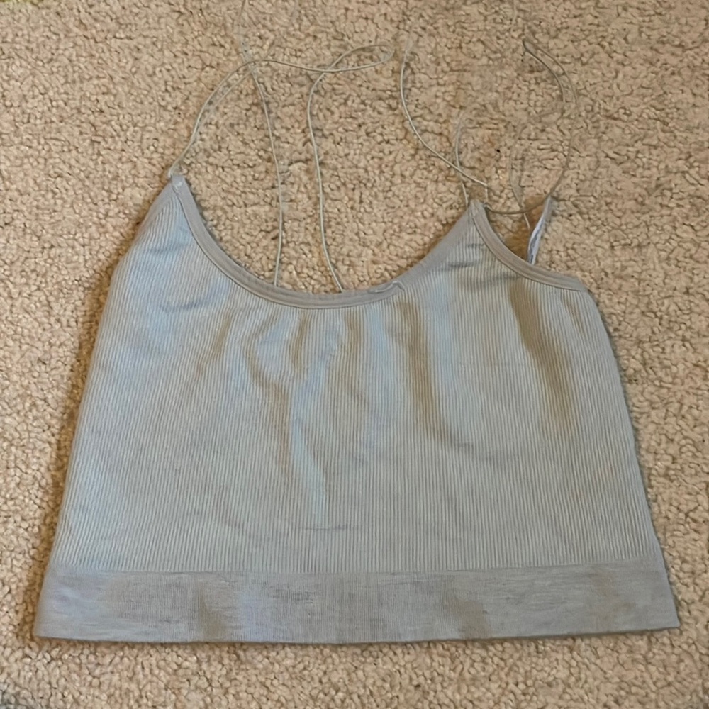 Light blue tank top